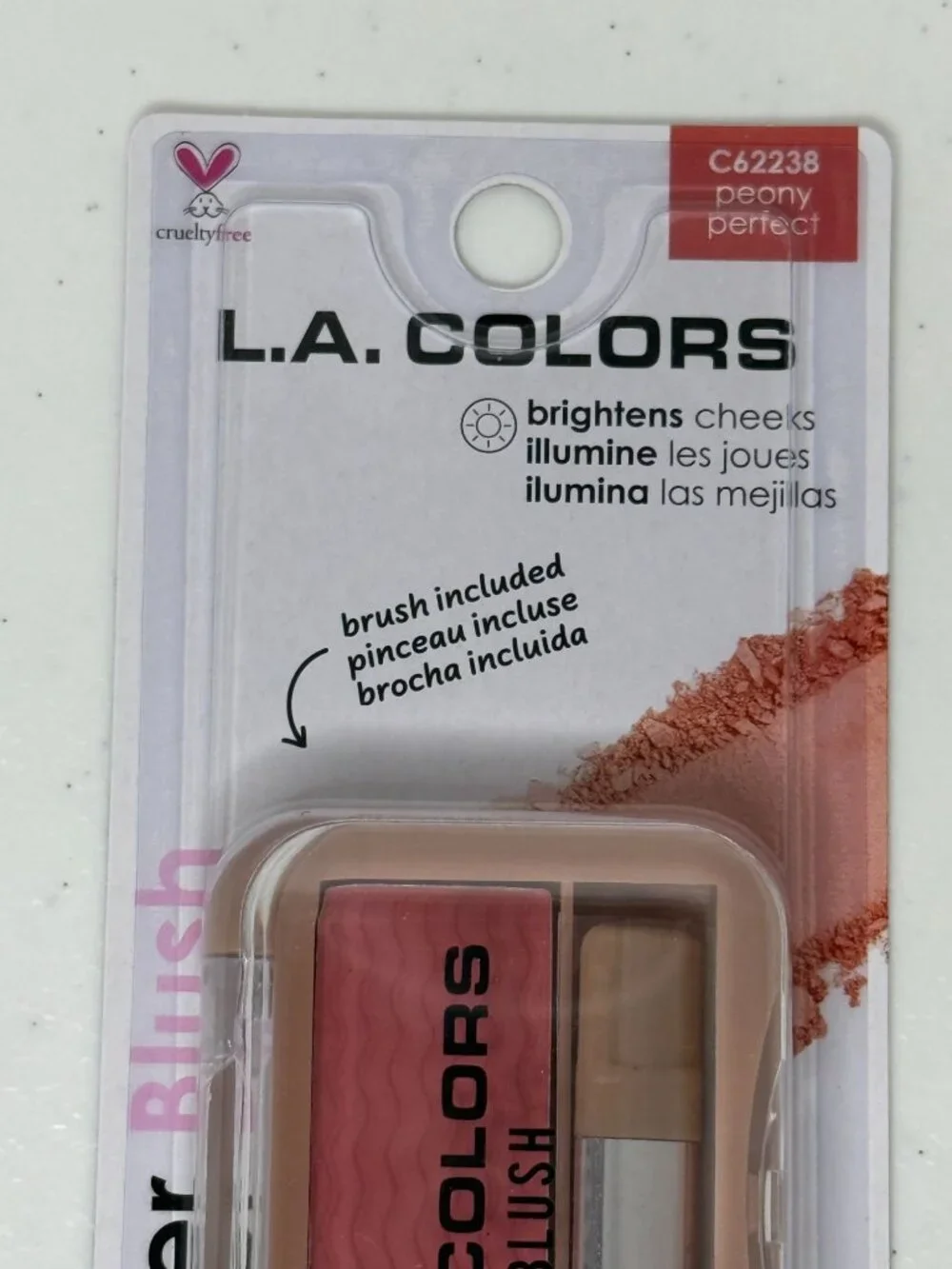 LA Colors Powder Blush Peony Perfect C62238 New